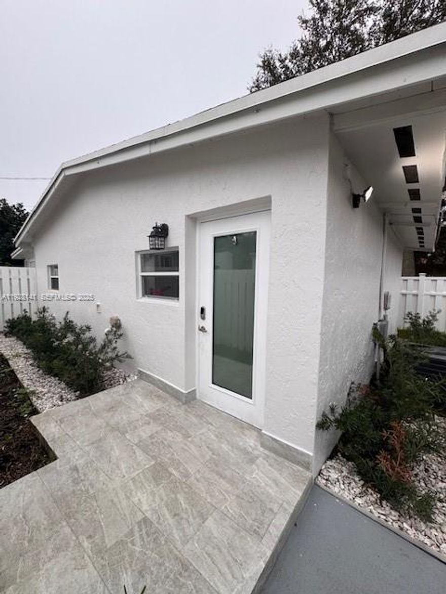 Beautifully remodeled 1 bedroom/1bath home with new appliances including washer/dryer in a safe, secure and highly sought after area of Miami Springs. Features include a private gated entrance, pergola/BBQ area, private yard and new cabinetry in bathrooms and kitchen. Centrally located within minutes of major highways, fine dining establishments, Miami Airport, multiple shopping centers, and Miami Springs Golf Course.