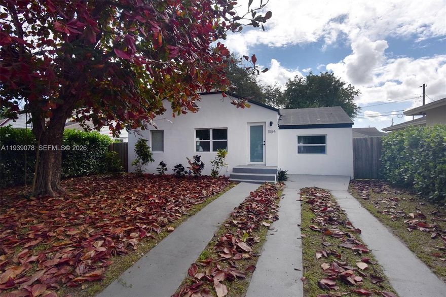 Perfect for family or Air BNB. Total renovation. Custom kitchen with quartz countertop, island bar, exhaust hood and pantry. Brazilian walnut deck. Security system. Central air. Impact windows and Doors. Fenced on all sides, laundry room, new Dacor appliances including dishwasher, refrigerator and electric range. Close to Design District, Wynwood, Midtown, Miami Beach, Brickell and Downtown.