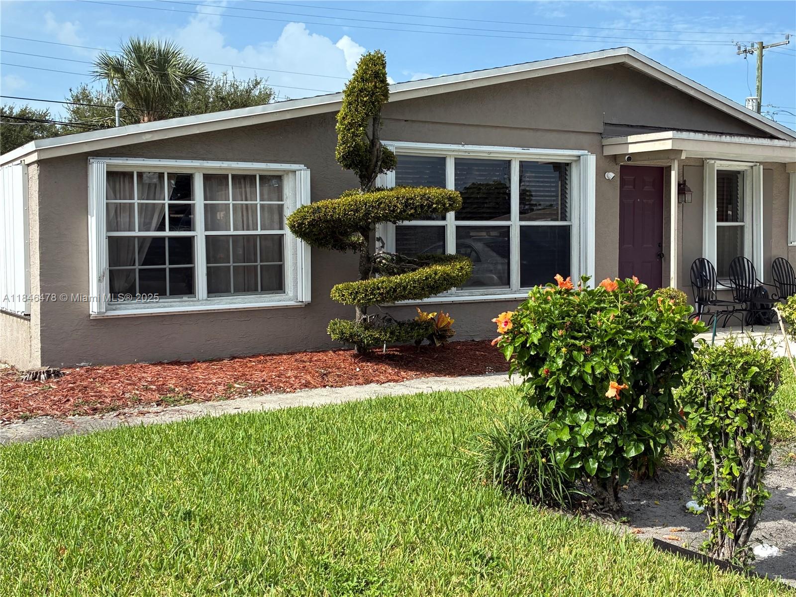 Step into this bright and spacious 3-bedroom, 1-bath home, where oversized bedrooms and a cozy, modern vibe set the tone for comfortable living. A rare find, this property boasts a Florida room AND separate storage space—perfect for hobbies and toys, home projects, or extra organization.
Enjoy hurricane shutters for peace of mind, plus a prime location just minutes from the beach, shopping, dining, and major highways.
No HOA = No rules, no extra fees!
This move-in-ready gem won’t last long. Snag your South Florida spot today—schedule a showing and make it yours! *All listing information assumed to be accurate but must be verified independently by buyers agent.*
**Professional photos to be added**