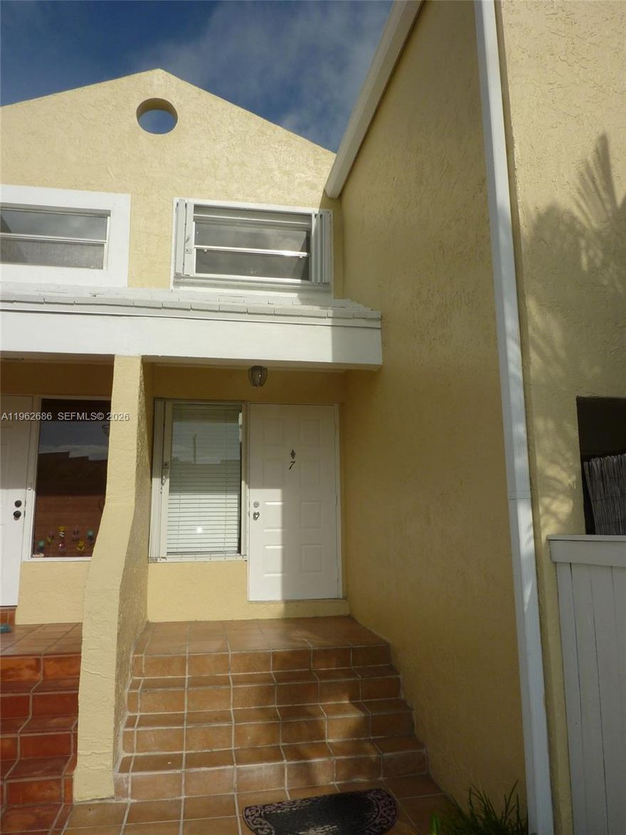 Great townhouse in a central, convenient location. This unit is updated with ceramic floors in living area, wood floors in bedrooms, new kitchen and baths. Washer/dryer in the townhouse. Private patio for outdoor entertaining, grilling, etc. Very well-maintained, popular community with pools, racquetball, and tennis. Onsite guar patrol. This is the largest two bedroom model with two baths upstairs and a half bath downstairs. Current assessment is $234.00 per month for 40 year certification.