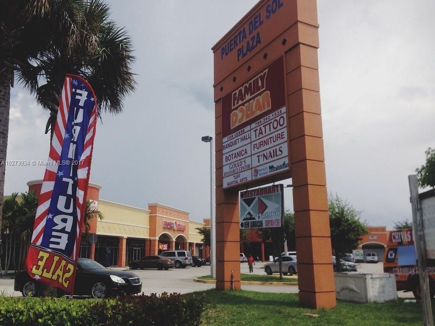 Neighborhood Shopping Center. 100% Occupied & Anchored by Dollar Tree. Building Size: 43,949 SF. Lot Size: 54,638 SF.  Direct Frontage & Excellent Visibility to US1 Heavy Traffic of +/- 40,000 cars/day.  Miami Dade County Busway drop off station is across the street.  Minutes from Florida Turnpike at Southland Mall, Government Center, WalMart Super Store and more.  Built 2009.