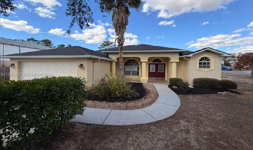 Beautifully maintained single-family home located at 6229 Gainsboro Ave in the heart of Spring Hill, Florida. This spacious residence offers afunctional and open floor plan with three bedrooms and two full bathrooms, providing comfortable living for families or guests. The home features a new roof, offering added peace of mind and long-term value. Situated on a desirable corner lot in an established neighborhood, the property includes generous living areas filled with natural light and an attached garage for convenient parking and additional storage. Ideally located near schools, shopping, dining, and major roadways, this home is well suited for a primary residence, seasonal home, or investment opportunity.