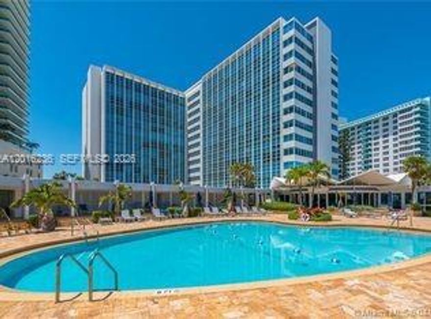 Lease must be for at least 1 year. Living on the Beach in a beautifully 100% furnished Apparment. Watch amazing sunrises!! The unit has a master bedroom with a king size bed with walk in closet and large
bathroom; second bedroom with a second bathroom. You will enjoy a fully equipped kitchen, TV in each room and
living room, HI speed free WIFI in a quiet and peaceful place. Building has been renovated and has direct access to
the beach with pool service and 24 hour free valet parking. You can also visit the gym, sauna , BBQ area, play
room or take a walk to the beach at any time. This building is located on Millionaire Row within walking distance to
the Fontainebleau, Eden Rock, markets and pharmacies.
