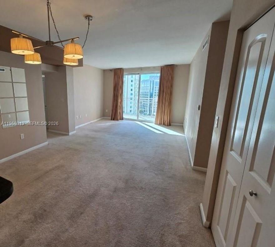 Elegant 3-bedroom, 2-bath residence at Toscano. Features include stainless steel appliances, granite countertops, and an in-unit washer and dryer. All bedrooms offer ample closet space. Full-service building amenities include a fitness center, swimming pool, and valet parking. Prime location within walking distance to Dadeland Mall, Publix, Metrorail, and dining options. Includes two assigned parking spaces and storage.