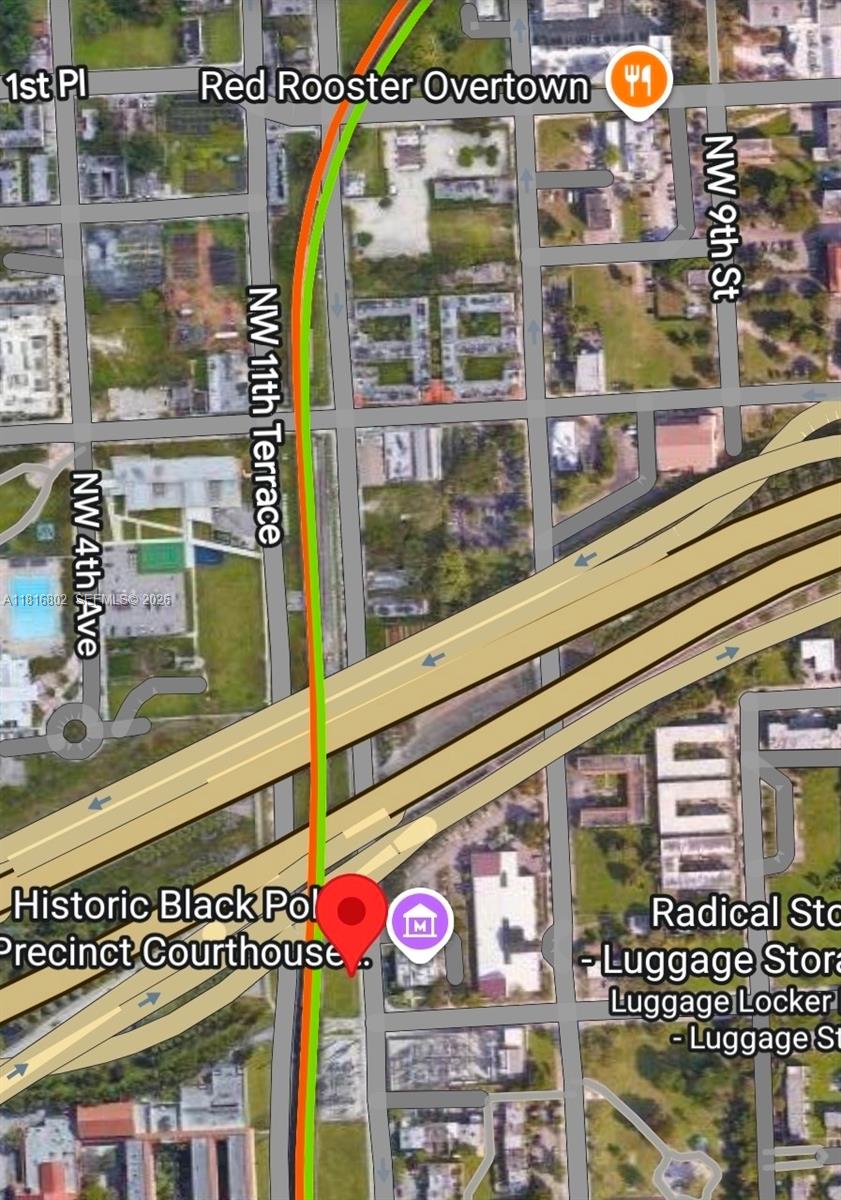 MAP OF MIAMI DADE CO. FL. - Land