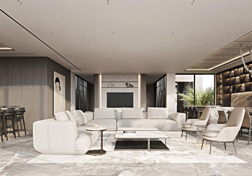 A rare side-by-side dual acquisition opportunity of two brand-new modern homes: with a combined 21,000-square-foot lot, 120 feet of waterfront ,stunning downtown and sunsets views. Each home offers 6 bedrooms, 7 bathrooms, and 1 half-bath, with Italian-crafted finishes, Yodezeen interiors, and Domo Design architecture. Highlights include a chef’s kitchen, smart-home technology, Gaggenau appliances, and a resort-style infinity pool and very large understories. Completion is expected summer 2026.