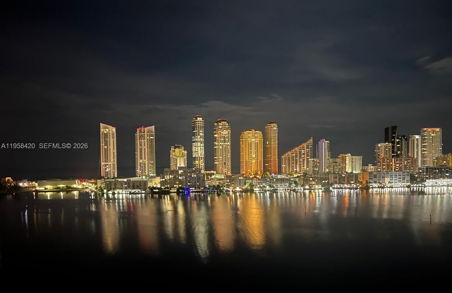 This 23rd-floor 2B/2.5B + a Den, condo offers 2,970 SF of elegant living with breathtaking panoramic ocean, Intracoastal, and skyline views. A private elevator foyer provides direct access to the unit. The flow-through layout features marble floors, impact windows, and expansive east and west terraces ideal for sunrise, sunset, and nighttime skyline views. Enjoy cooking in your kitchen with ocean-blue views and entertaining in the living areas with relaxed coastal vibes. The spacious primary suite includes terrace access, a walk-in closet, and an oversized spa-style bath. Located in The Peninsula One, a full-service waterfront community with luxurious amenities, minutes from Aventura Mall, beaches, dining, A-rated schools, parks, and more.