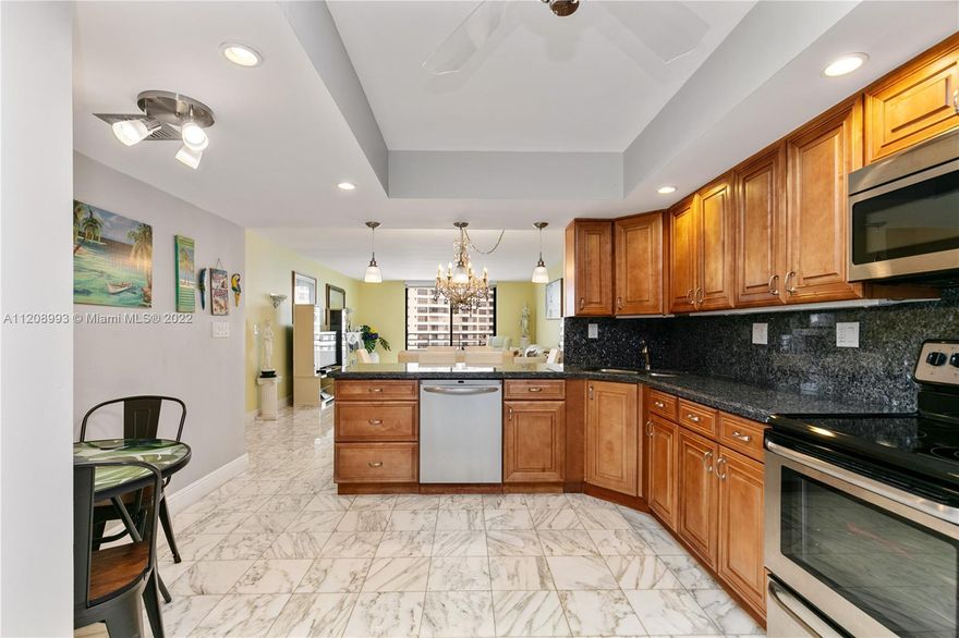 Vacant 2/2 furnished apt. with beautiful intracoastal and marina water views. Large bedrooms with plenty of closet space, updated kitchen and baths. Marble and tile floors throughout, open kitchen featuring granite countertops, custom wood cabinets, stainless steel appliances. This gorgeous apt. offers a full resort lifestyle with amenities including 24 hour security, valet parking, marina with boat docks, 2 pools, BBQ, tennis courts, multi-million dollar clubhouse with state of the art fitness center, saunas and locker rooms. Close to beaches, shopping, Hollywood broadwalk, gulfstream horse racing with casino, airport, hospitals, seaports and transportation. 24 hour security and covered parking. Won't last!