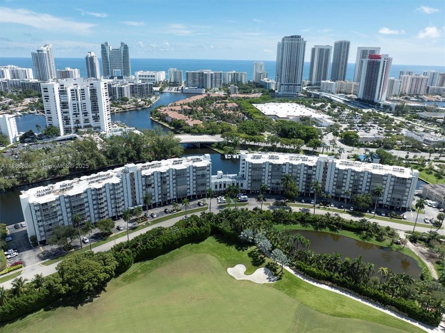 Looking for a remodeled, 1BR/1.5BA condo on a quiet street with exceptional views within walking distance to restaurants and shopping?  Then this 850SF, 8th floor condo overlooking the new private Shell Bay Golf Course may be your perfect choice.  The kitchen has been opened to enhance its view & the great room layout allows for both formal living room & dining room spaces. The condo features upgraded lighting, remodeled baths, outfitted walk in closet, impact windows and doors, a new a/c & a large storage room.  Enjoy the community amenities which include a waterfront pool, gym, game room and on site management. Certifications nearly completed. Close to the beach, Gulfstream Park and airports.