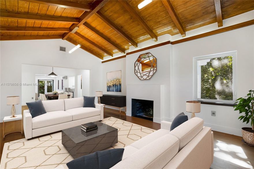 **PRICE REDUCED FOR QUICK SALE** Be the first to live in after a gut renovation concluded this month.Experience luxury living in Miami's prestigious guard-gated community of BELLE MEADE.This impeccably renovated property offers a new roof,plumbing and electrical systems,peace of mind is paramount.Step inside to find newly installed wood flooring,custom-built closets,and a remodeled kitchen seamlessly integrated with the living area,flooded with natural light.Outside,a spacious deck invites outdoor entertaining,while the covered garage offers versatile potential. BELLE MEADE boasts a serene atmosphere and a playground,ensuring luxury living meets comfort in Miami's heart.