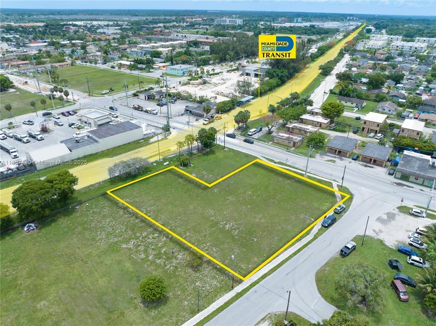 Commercial Development Opportunity in the sought-after Southwest Planned Urban Neighborhood (SWPUN), perfectly positioned parallel to the Miami-Dade Bus Way. With Neighborhood Mixed Use (NMU) Subarea zoning, the potential is limitless. Unlock the possibility of constructing up to 5 stories, accommodating a range of uses. From residential-attached options to hotels, professional offices, and enticing retail spaces, seize the opportunity to cater to diverse consumer needs. Additional possibilities include restaurants, grocery stores, convenience stores with gas sales, day care centers, community residential homes, funeral homes, churches, or places of worship. This sale consist of 2 lots totaling a generous 30,256 sqft.