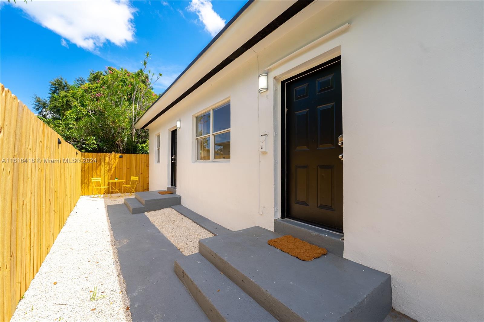 AS-IS SALE!! Great for House Hacking! Center location DUPLEX with 2-9 unit multifamily zoning. You can live in one unit and rent the other one to make the living super affordable in today's expensive Miami. There is section 8 tenant living in Unit 2 who is paying $1580/m. Both unit has it's own private backyard. Shared washer & dryer in the back. Both unit are fully furnished. It comes with furnitures.