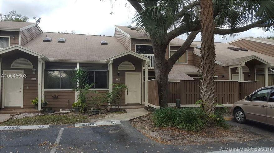 EXCELLENT OPPORTUNITY, 2 BEDROOMS, 2 FULL BATHROOMS, NEW KITCHEN WITH WOOD CABINETS, GRANITE TOPS AND SS APPLIANCES, BOTH BATHS TOTALLY REDONE, TILE FLOOR IN LIVING AREAS AND BATHS, LAMINATE WOOD FLOORS IN BEDROOMS. HUGE LOFT, LAUNDRY CLOSET CAN ACCOMMODATE FULL SIZE WASHER AND DRYER, FRESHLY PAINTED. ALL AGES COMMUNITY. NO RENTALS FOR THE FIRST 2 YEARS OF OWNERSHIP