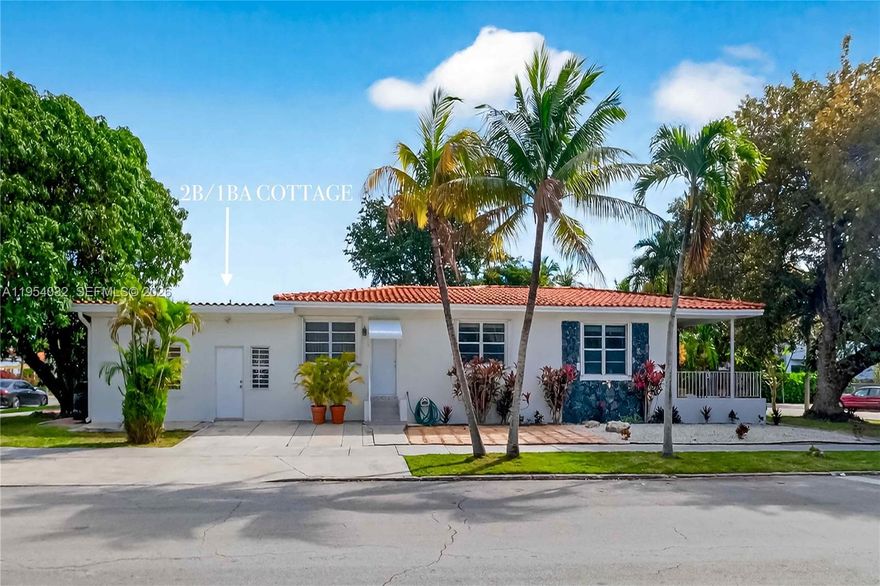 This beautifully updated 5-bedroom, 3-bath home in the heart of Silver Bluff—just minutes from Coconut Grove and Brickell—offers exceptional flexibility for modern living. This home has two independent residences, a 3/2 and a 2/1, easily accommodating multi-generational families, guests, or rental income, making it the ideal home for an owner-occupant plus tenant arrangement. Inside, a sparkling new kitchen, fully renovated bathrooms, and bright living spaces create a fresh, inviting atmosphere. Outside, a shaded front porch and generous parking add everyday comfort and ease. Steps from The Underline and close to Downtown Miami, Brickell and Coconut Grove, this residence combines versatility, investment potential, and lasting value in one of the city’s most sought-after neighborhoods.
