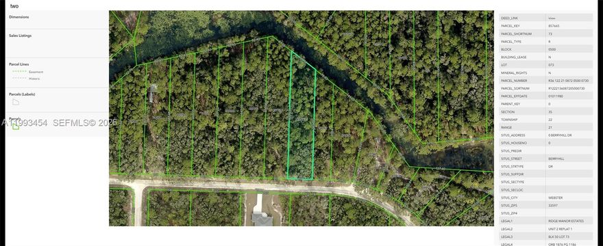 Build your dream home in Webster!! Whether you are looking to build now or invest for the future this lot offers great potential in a growing area. No homeowner’s association means more freedom to create a home that truly fits your lifestyle. Don’t miss your chance to own a piece of Florida in a welcoming community on this wonderful approximately ½ acre lot.