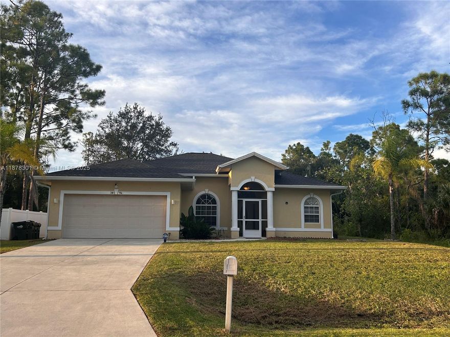 Spectacular 3BR/2BA home on a 10,000 sq ft lot! With 1,770 sq ft of bright, open living, this home shines with a brand-new roof & A/C (2025), new gutters, updated bathrooms, and a private laundry room. Enjoy the spacious 2-car garage with oversized driveway, plus a screened lanai perfect for relaxing. The backyard is made for entertaining—complete with a storage shed and plenty of room for barbecues. Conveniently located near I-75, shopping, schools, and local amenities. Move-in ready with upgrades already done for you!