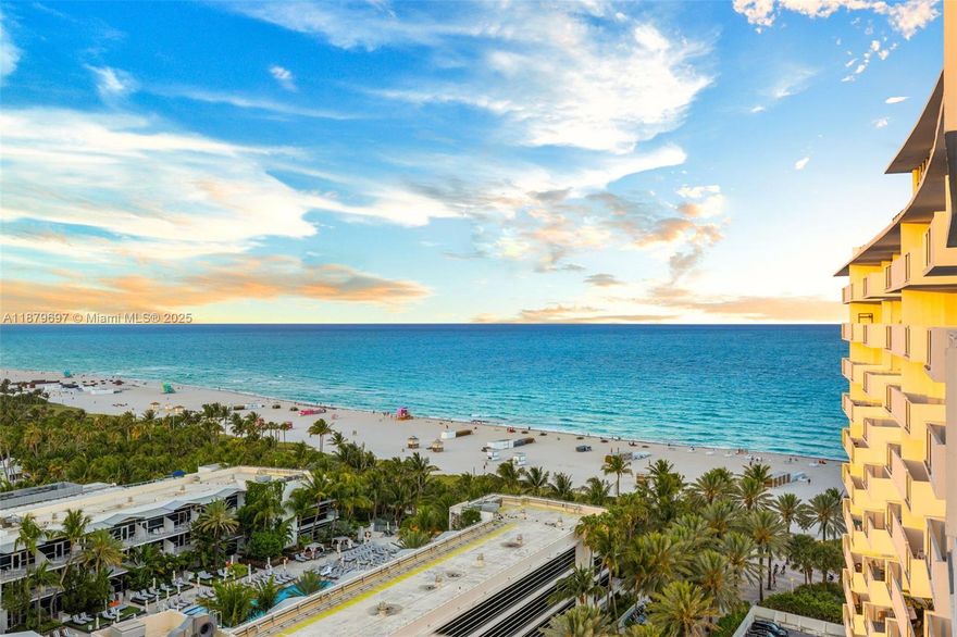 Experience South Beach living at its finest in this fully renovated 3BD + Den, 2.5BA residence at The Decoplage, ideally located across from the Ritz-Carlton South Beach where the ocean meets Lincoln Road. Created by combining two units into a spacious 1,455 SF layout, this rare home features sweeping ocean views, elegant modern finishes, porcelain tile floors, LED lighting, and a custom kitchen with quartz countertops, glass backsplash, and Sub-Zero refrigeration. Offered furnished for a seamless move-in, residents enjoy resort-style living with direct beach access and service, an oceanfront pool, fitness center, business lounge, valet, and 24-hour security—just steps from Lincoln Road’s world-class dining, shopping, and entertainment.