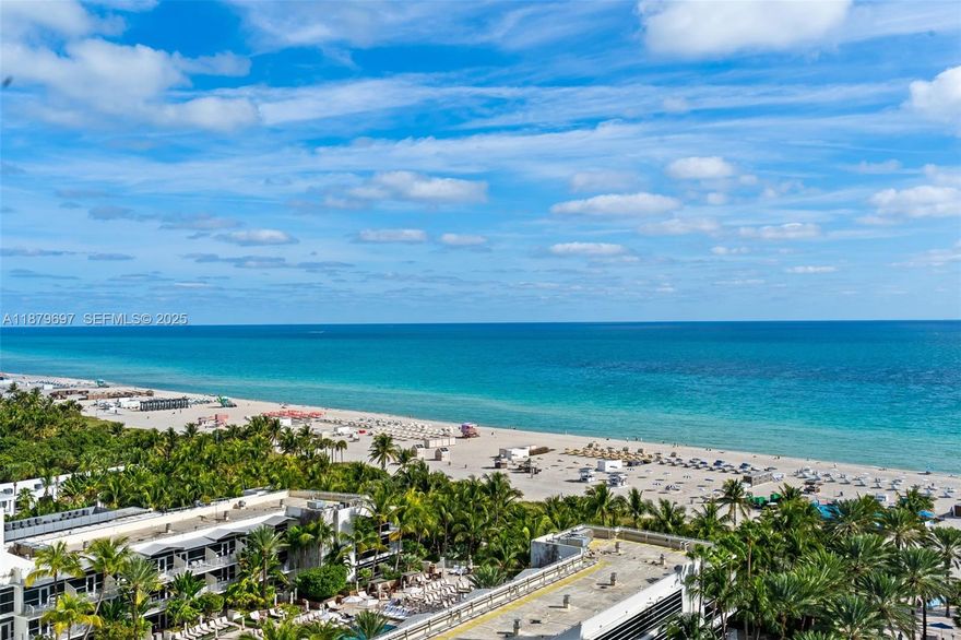 Experience South Beach living at its finest in this fully renovated 3BD + Den, 2.5BA residence at The Decoplage, ideally located across from the Ritz-Carlton South Beach where the ocean meets Lincoln Road. Created by combining two units into a spacious 1,455 SF layout, this rare home features sweeping ocean views, elegant modern finishes, porcelain tile floors, LED lighting, custom kitchen with quartz countertops, Sub-Zero refrigeration, and two parking spaces. Offered furnished for a seamless move-in, residents enjoy resort-style living with direct beach access and service, an oceanfront pool, fitness center, business lounge, valet, and 24-hour security—just steps from Lincoln Road’s world-class dining, shopping, and entertainment.