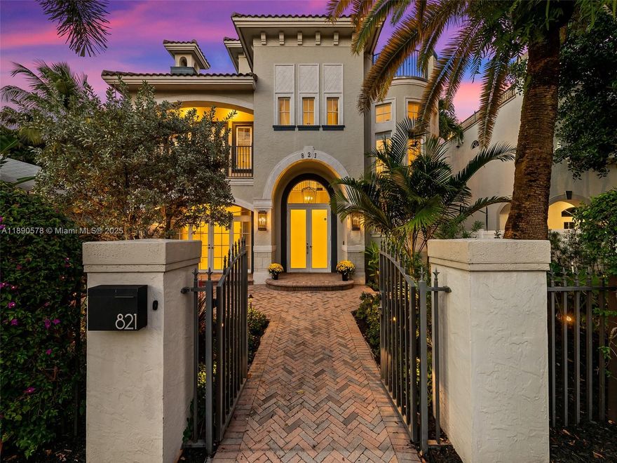 Highly sought after Colee Hammock neighborhood, steps from the heart of Las Olas Blvd, this stunning residence offers the perfect blend of sophistication &  lifestyle. Enter through the gates into a charming courtyard, ideal for entertaining before an evening out on Las Olas. Inside, a grand staircase welcomes you to the second floor, featuring three spacious ensuite bedrooms. On the 3rd floor, a 4th bedroom perfect for a home office or gym. Enjoy breathtaking downtown views from the rooftop terrace, the perfect spot to unwind under the evening sky. Large chef’s kitchen, walk-in pantry and plenty of room for gatherings. Add’l highlights include custom closets in every bedroom, impact windows & a two-car garage. Showings begin 10/18/25 OPEN HOUSE.