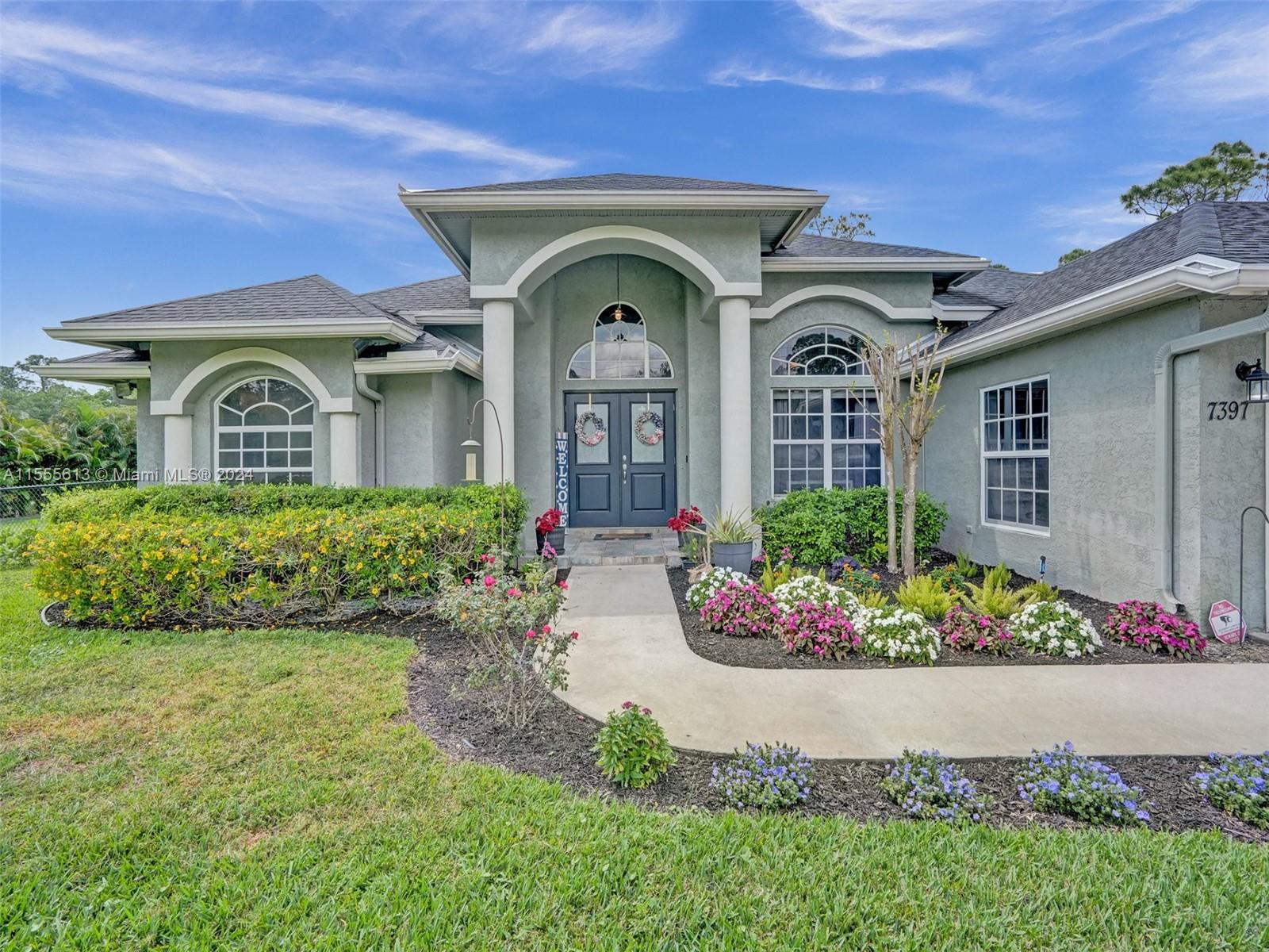 Property for Sale at 7397 Banyan Blvd Blvd, Loxahatchee, Palm Beach County, Florida - Bedrooms: 4 
Bathrooms: 2  - $825,000