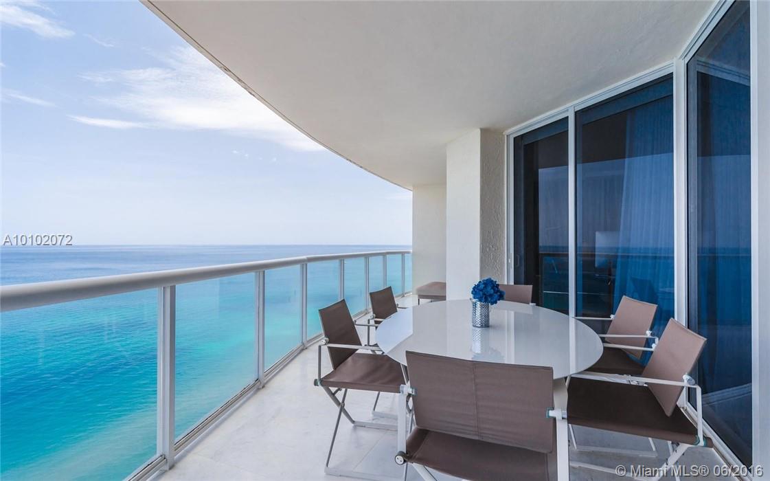 Live in the best unit at the 32nd floor at Millienium. Direct unobstructed views over turquoise ocean waters. Featuring one of a kind 3 bedroom in suite plus den and 3.5 bathrooms. Completely upgraded by Architect in a modern style with endless custom details and no expense spared. White marble floors, private elevator, Floor-to-ceiling glass. sound system through all luxury condo , remote controlled blinds. Superior amenities, 2 Tennis courts, Beach Service and more. COME SEE AND YOU WILL LOVE IT!