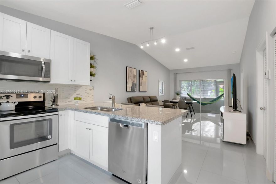 This beautifully updated 2-bedroom, 2-bathroom villa is a true gem located in a highly sought-after 55+ living community in Boca Raton. Step inside to find a completely renovated space with modern finishes, from sleek flooring and updated fixtures throughout. Fully Furnished, designer taste.

The open-concept living and dining areas create a welcoming atmosphere for entertaining, while the updated kitchen. The master suite is a serene retreat with an en-suite bathroom, and the guest bedroom is perfect for visitors. Cover porch perfect for retreat or home office. Both bathrooms have been tastefully updated with modern touches.

$167.64 monthly roof assessment