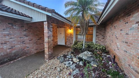 A home in Coral Springs