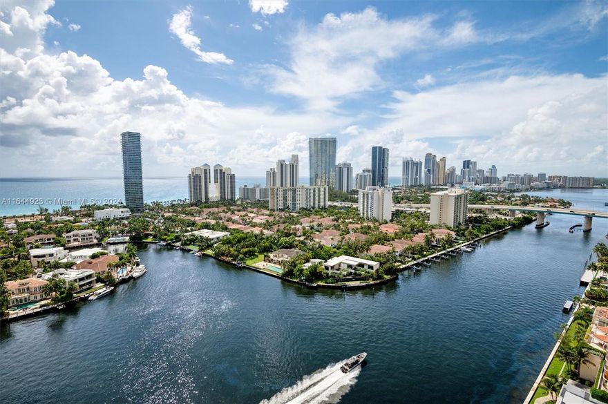 Every inch totally remodeled! Fabulous one of a kind *3* bedroom high floor "G" unit in luxurious Turnberry North Tower. New hurricane impact glass windows and doors, open kitchen, top of the line appliances, beautiful white porcelain flooring throughout, fully furnished and equipped. 3rd small bedroom with bunk beds nestled in between living room and second bedroom. Fabulous direct ocean and intracoastal SE views as far as the eye can see!. Resort style amenities include heated pool and jacuzzi, gym, restaurant, theater room, children's room, card & party rooms, pool room, extra storage, 24 hr. valet and security, marina available, free water aerobic, Zumba and yoga classes, and more!.  Close to great shopping, Aventura Mall, fine dining, house of worship and both international airports.