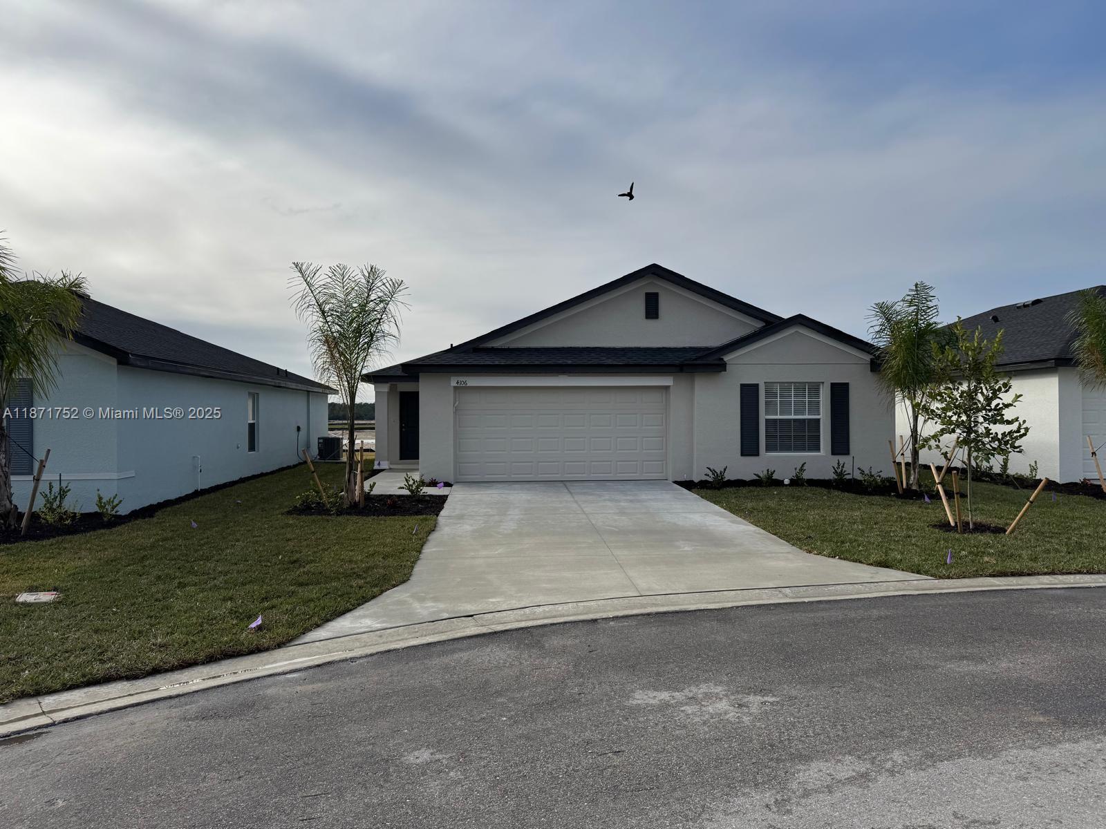 Beautiful brand-new single-story home featuring 4 spacious bedrooms and two modern bathrooms with elegant finishes. Excellent location, move-in ready, requiring only first month and security deposit. Quick approval process!