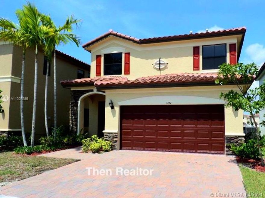 Beautiful  Lake Property in the exclusive “Aragon” Gated Community. General Electric® stainless steel appliances, 18 x 18 ceramic tile, wood cabinets with brushed nickel hardware in kitchens and baths and Nexia™, remote access home automation system. Great lake view and relaxed sound from the fountain in the breakfast and living room areas to enjoy with family.

One bedroom and one bathroom are conveniently located downstairs, while the extra-large master bedroom and the additional bedrooms are located on the second floor. In addition, the master bedroom offers wonderful views of the lake., Lots of natural light.
Close proximity to best public and private schools, parks, restaurants and malls.