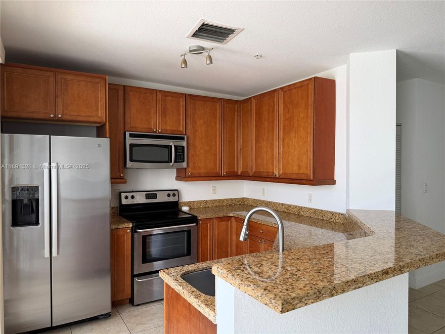 Enjoy this large corner unit in the heart of Coral Gables.Nice double door entry & lots of natural light.Open floor concept.2 bedrooms/2 full bathrooms + half bathroom upon entering.Kitchen comes equipped w stainless steel appliances & granite countertops. Dishwasher & Washer/Dryer available inside the unit. There are 2 large sized balconies, one adjacent to the kitchen and the other in the master bedroom overlooking the park. Spacious walk in closets in both bedrooms. Building is secure with private code access entry. Pet friendly with no association so quick move in process. Unit comes with a parking space and an additional space can be attained for $50/mth. Free street parking available on both sides of the building. Very central and blocks away from great restaurants on Miracle Mile.