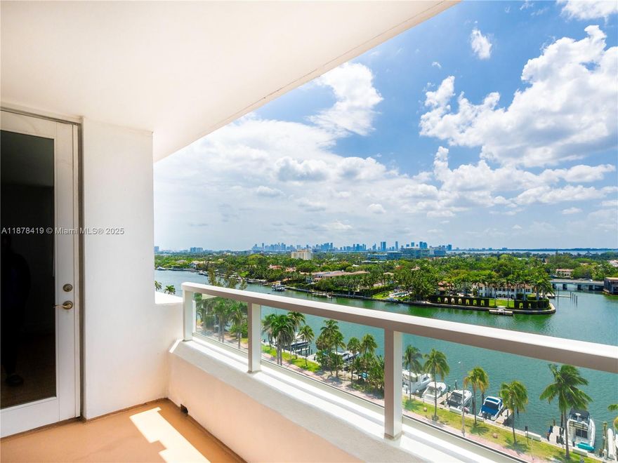 Experience breathtaking views of the Miami skyline & intracoastal waters from this 1-bedroom, 1.5-bathroom residence at Carriage Club North. Step onto the serene balcony to gaze upon the tranquil Miami Beach waterway & the expansive beauty of Biscayne Bay, with impact windows and doors throughout. Meticulously maintained unit boasts ample living area and primary suite, with a walk-in closet. Enjoy direct access to beach & Miami Beach boardwalk. Carriage Club North offers resort-like amenities, including pool, fitness center, 24/7 attended lobby, valet, BBQ area, hair salon. Close proximity to Houses of Worship & entrainment. Rent covers A/C electricity, cable, water & 1 covered assigned parking, laundry facility on each floor.