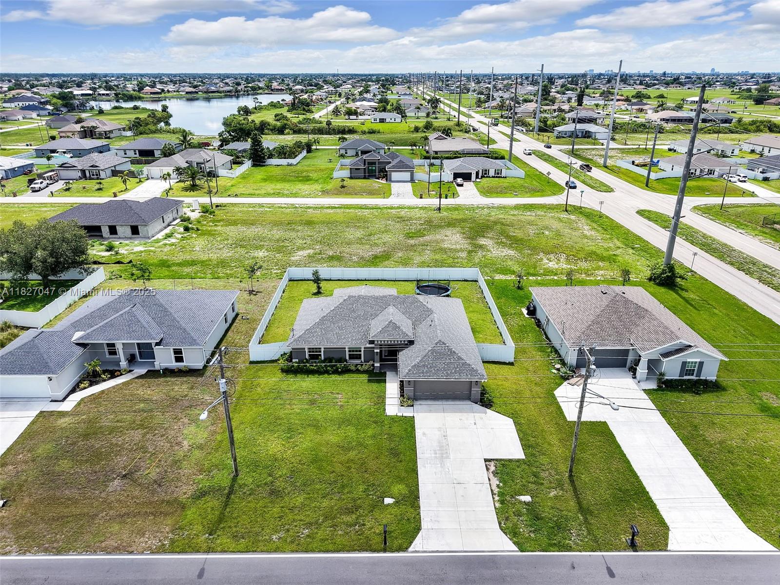 Dealll Attention!!! Don't miss this opportunity to live in this beautiful house in the highly desired area of north Cape Coral, less than 5 minutes from Publix, Walmart, gas station, target, shopping center. This amazing property has 4 bedrooms, 2 bathrooms, 2-car garages, outdoor screened porch, backyard, modern appliances throughout the house, included washer and dryer, ceramic floors in an open floor plan!