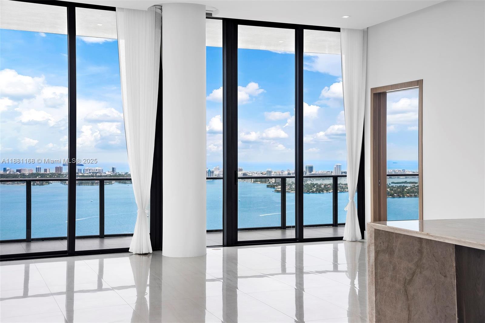 Make this gorgeous Immaculate corner Penthouse unit on the 52nd floor at the coveted Gran Paraiso in Edgewater your 1st, 2nd or 3rd home ! Floor to ceiling glass with a 951 SQFT terrace along with a beautiful jacuzzi to relax in at the end of your day enjoying the endless water views of Miami, Miami Beach & the Atlantic Ocean. The amenities includes tennis courts , infinity pool, 10,000 SQFT waterfront gym, a theatre, wine room , cigar lounge, full-service spa, a game room, golf stimulator and bowling alley! The 4 bedrooms (2 master bedrooms) 4.5 bathrooms is finished with high end Italian kitchen and bathrooms, Subzero refrigerator and wolf appliances. Also enjoy the amazing one and only Beach club and Michael Schwartz's restaurant Amara. Become part of the select Paraiso Community.
