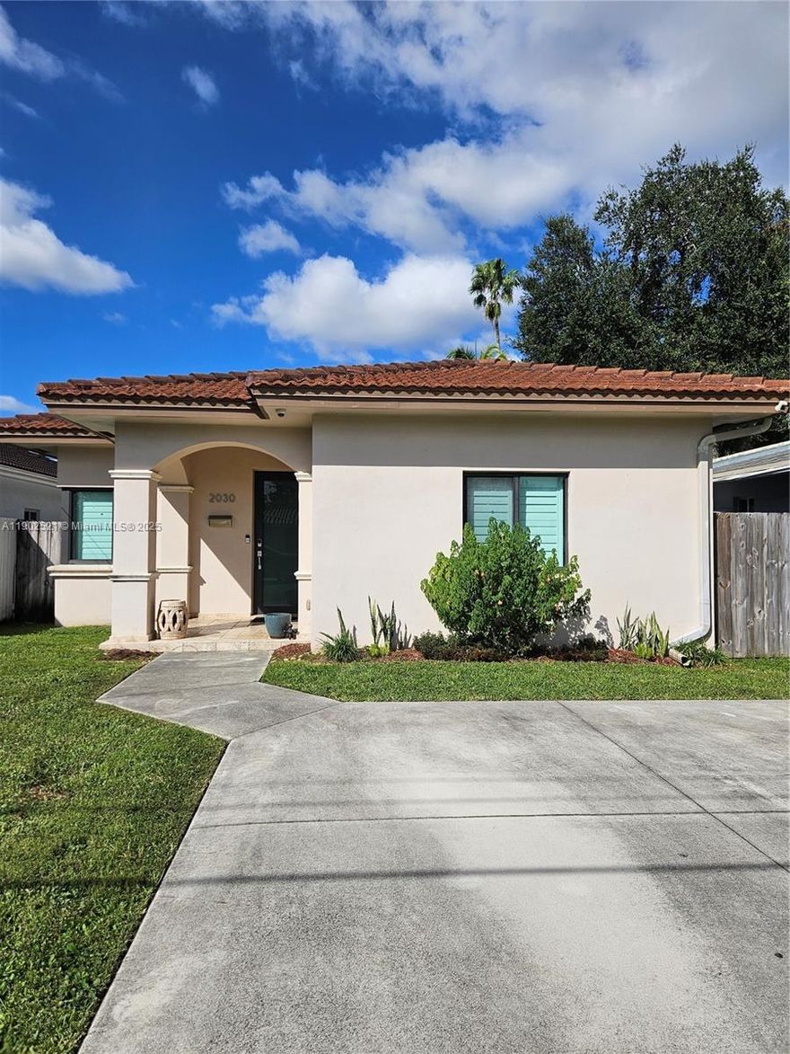 Welcome home! This beautifully remodeled 12-year-old property sits in a quiet, family-friendly neighborhood with no HOA. Featuring impact windows and doors, a modern kitchen with granite countertops, and stainless steel appliances, this home is move-in ready. The spacious backyard is perfect for entertaining and includes an above-ground pool—a true private retreat! Centrally located near schools, shops, and major highways, this home combines comfort, style, and convenience in one perfect package.
