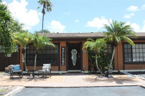 A home in Pembroke Pines