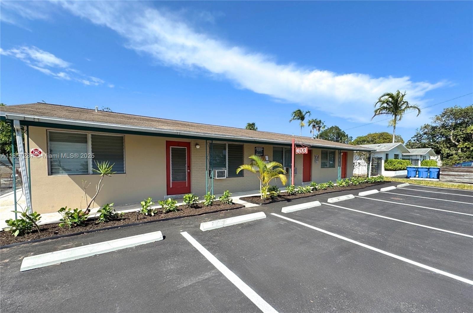 Spacious and recently updated 1-bedroom 1-bathroom corner unit in Wilton Manors with no association. Property has common laundry and is conveniently located to Wilton Drive, Downtown Fort Lauderdale, the beach, and highways. Unit features include spotless kitchen and bathroom, with mid century flare; wood look laminate and tile throughout; and assigned parking. Water, sewer, trash, and landscaping included with rent. Pet okay with additional fee. First month's rent, last month's rent, and security deposit due upon move in.