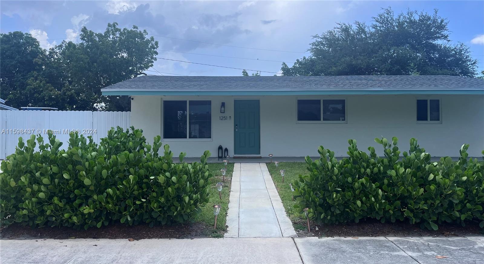 Totally renovated 3/2 home with easy access to Aventura and I-95. Kitchen with granite counters and stainless appliances. Central air condition, fans in every room. High impact windows and doors. Laundry room with washer/dryer and separate pantry. Spacious new outdoor covered terrace with large fenced yard. Ready to move in July 1, 2024. Renters must get renter’s insurance.