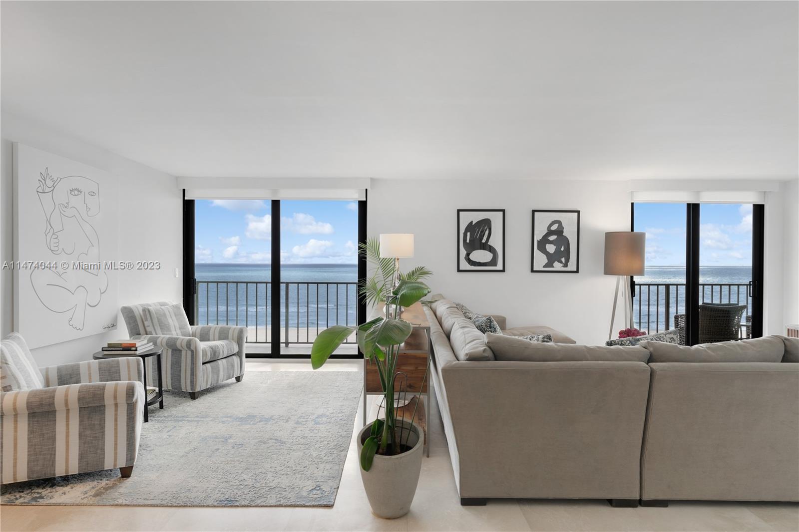 Property for Sale at 2625 Collins Ave 907, Miami Beach, Miami-Dade County, Florida - Bedrooms: 3 
Bathrooms: 4  - $2,400,000