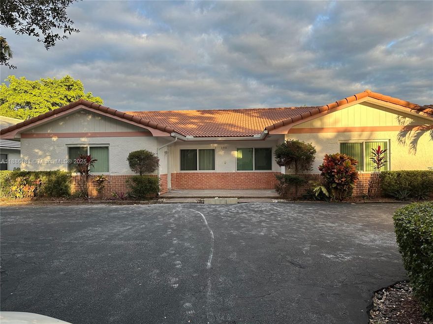 3 bedrooms and 2 baths and huge patio half duplex in coral springs. The unit features tile floors throughout, a practical kitchen, and abundant natural and LED light, full size washer and dryer inside the unit. Available for Immediate Occupancy. NO Association Approval Required.