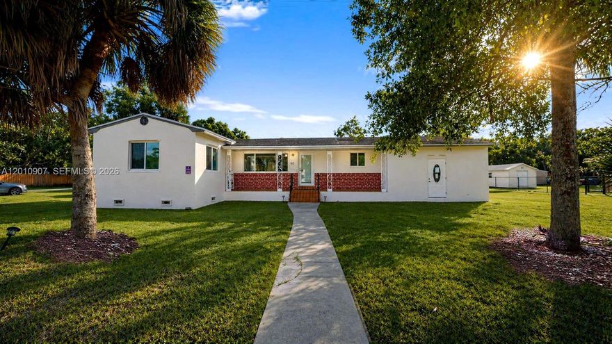 Unique opportunity to acquire a freestanding professional office property in the heart of Homestead. Zoned B-1A (Professional Office), this versatile property is ideal for medical, legal, accounting, real estate, or general professional use. The building offers multiple private offices suitable for a variety of business operations.

Situated on an oversized 16,875 SF corner lot, the property provides excellent visibility, dual street access, and ample on-site parking potential. 

Interior features include updated flooring, natural light throughout, kitchen/breakroom space and additional areas that can serve as conference rooms or collaborative workspaces.

The expansive lot offers future expansion potential, outdoor workspace, or additional parking improvements. Strategically located near major roadways, Krome Ave, downtown Homestead, and key commercial corridors, providing convenient access for clients and staff.

Ideal for owner-user or investor seeking a well-located professional office property with strong long-term upside.