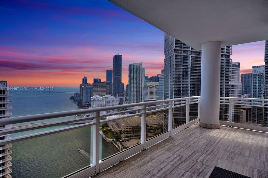3 parking spaces. Experience this stunning residence perched on the 32nd floor of Carbonell, one of Brickell Key’s most prestigious addresses. This exceptional home in the sky offers panoramic views from the entire western side of the building, capturing breathtaking open bay vistas and the city skyline. 10 foot ceilings with expansive floor to ceiling windows flood the space with natural light. North and South facing balconies. Split floor plan. Resort style amenities. 2 tennis courts, golf putting area, indoor racquetball and basketball court, heated pool and jacuzzi, BBQ area, children’s playroom, concierge, complimentary valet, party room, conference room, and business center, 2 story fitness center, gatehouse entry. Just moments from the energy of Miami’s financial district.