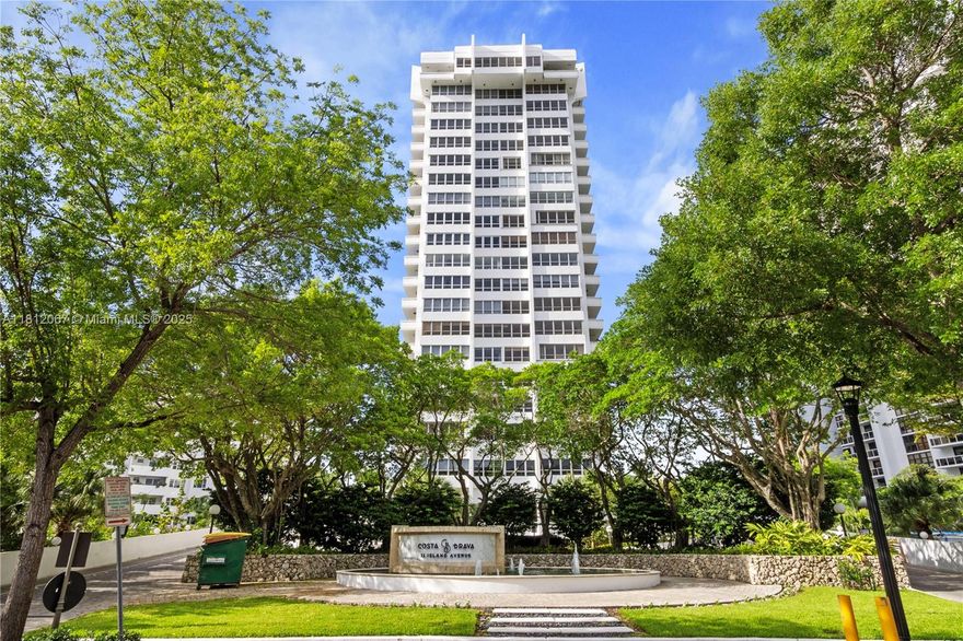 This bright & spacious 14th floor, east facing, ocean, sunrise, city, Sunset Harbour, Andy Gibb Park, marina, and bay view, renovated, 2 bed - 2 bath condo at the Costa Brava. The unit features: 18" X 18" tile floors, washer & dryer, open and spacious living room, upgraded impact glass windows in both bedrooms,  HVAC system, impact sliding balcony door, expansive covered balcony, separate storage cage and one deeded covered parking spot.
Costa Brava Condominium is pet friendly & offers great amenities which include a state of the art gym, newly renovated mezzanine & hallways, a residents lounge and work area, roof top deck, EV Charging Stations, Front Desk 24 hour security & valet service. Located on Belle Isle - Venetian Islands of Miami Beach.