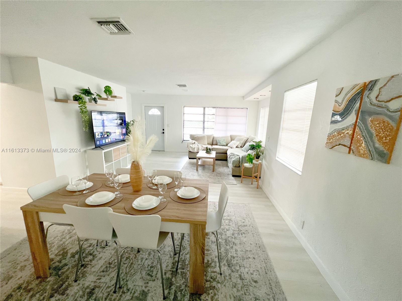 NEW ROOF!!! Partially Remodeled Corner 3/2. PARTIALLY FURNISHED. 2 blocks from I95 and Close to Hollywood Beach Boulevard and the new Dania Pointe Mall. NEW Appliances, FURNITURE OPTIONAL, Good opportunity to live in or as a short-income investment.