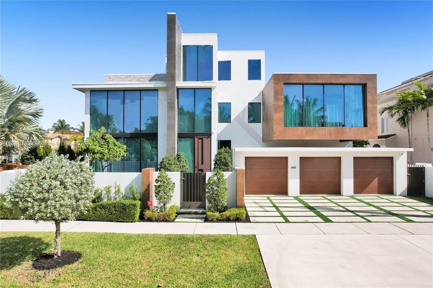 Captivating residence in Bayview. No detail was spared in this incredibly planned three-story property home, perfect for entertainment and luxury living. This modern custom residence built in 2019 designed by renowned architect Woody Friese combines sophisticated finishes for the most demanding taste. Published in Modern Residences in the 2020 edition. Custom imported Italian cuisine with exotic marble quartz slabs, private elevator, home theater, large 2-story living room with bulky ceilings and floor-to-ceiling glass, three-story cottage and floating master bathroom with Green Ming marble in the unique shower that adds to this magnificent property. Refer to the attachments for full architectural details.
