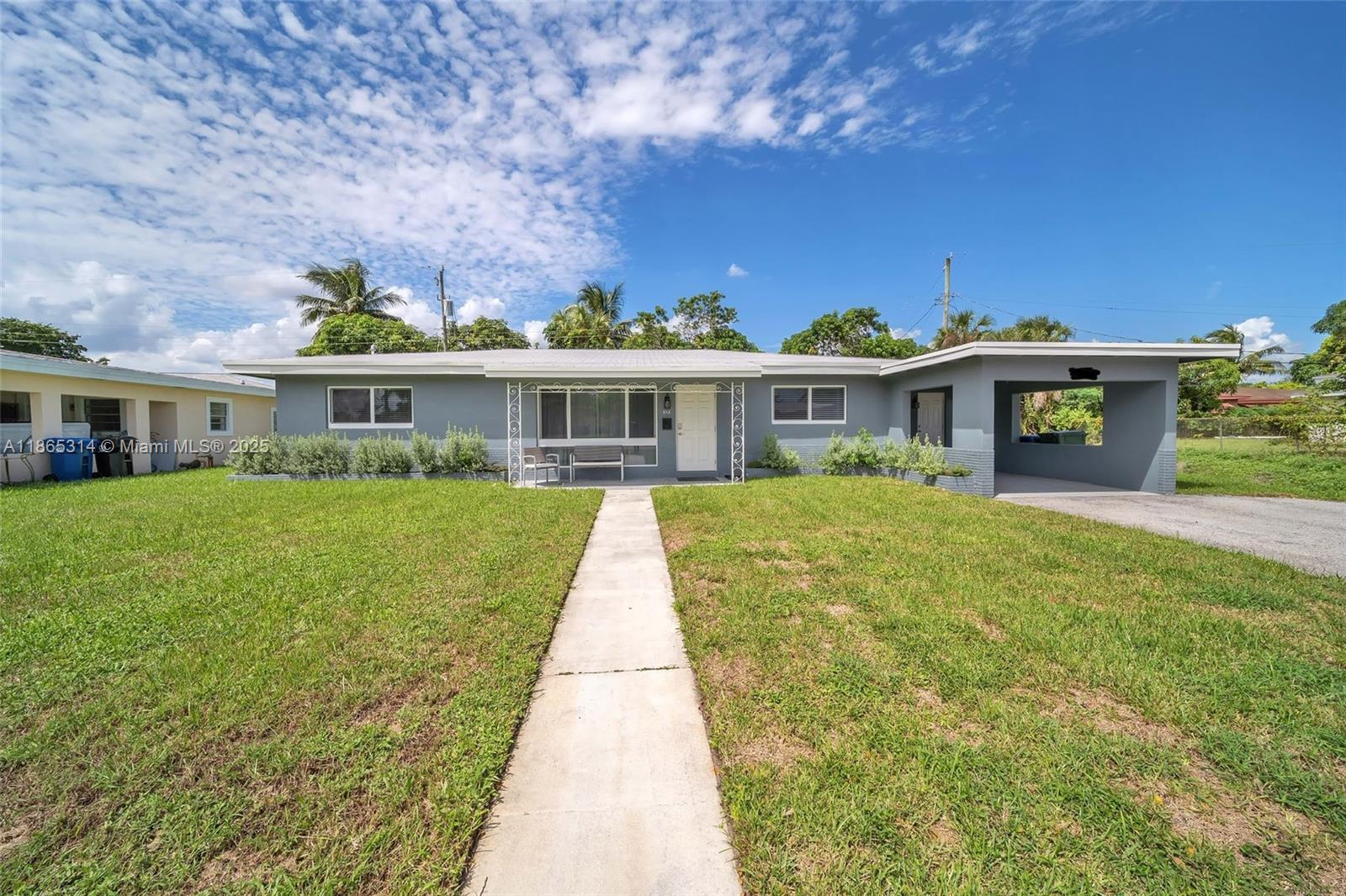 Discover this stylishly renovated 5-bed, 3-bath home in Fort Lauderdale’s Melrose Park. With bright open living spaces, a modern kitchen, and room for everyone, it’s designed for both everyday comfort and entertaining.
Inside, you’ll love the spacious living room, dining area, and game room with pool table that all flow together. The kitchen shines with stainless steel appliances, quartz counters, and sleek cabinetry. Bedrooms are generously sized, and bathrooms have been updated with fresh, modern finishes.
Step out back to a huge fenced yard—perfect for gatherings, kids, pets, or even adding a pool. The home also offers great curb appeal with a welcoming front entry and carport.
Seller is offering great incentives towards closing cost if buyer uses Seller preferred lender.