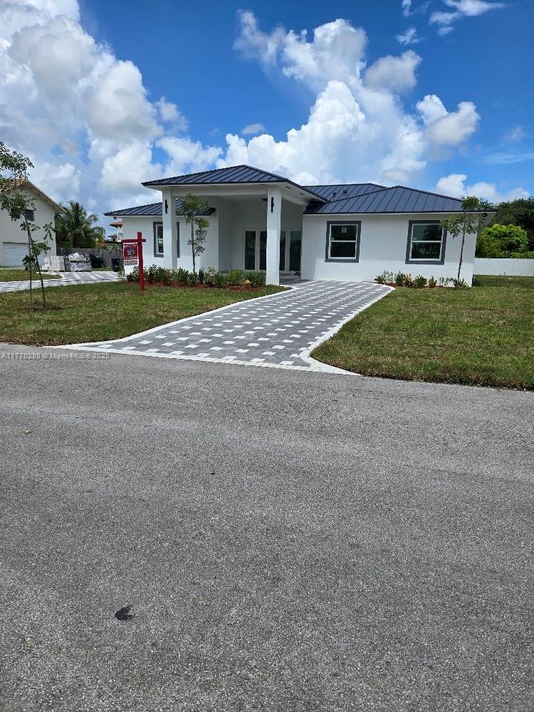Very nice new construction!!!!! 4/3 with 2 Car Garage with plenty of room for a pool. This home is equipped with impact windows and doors. Kitchen has wood cabinets and with granite counter tops and appliances are stainless steel. Builder didn't cut corners when building this great home! Dishwasher, Disposal, Electric Water Heater, Washer/Dryer Hook-Up, Microwave, Electric Range, Refrigerator