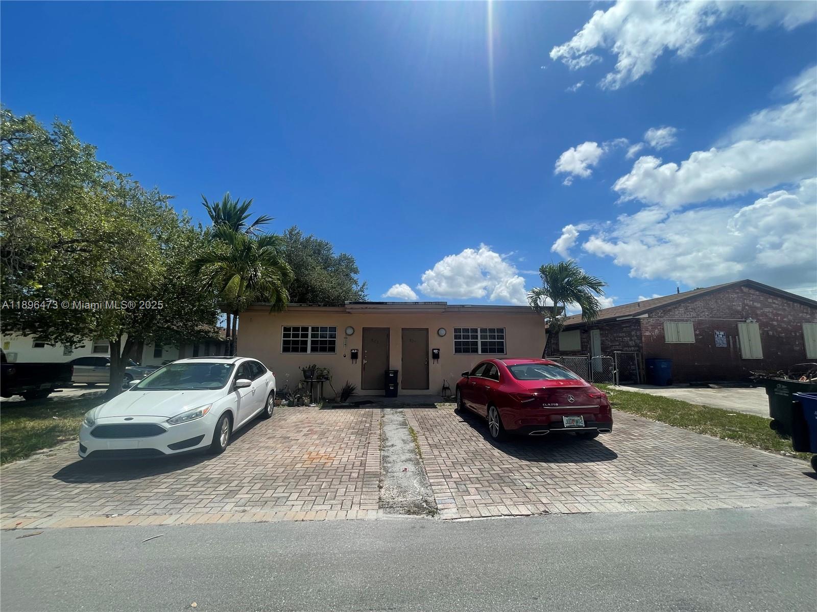 Half duplex with large back yard shared with just 1 other unit. Immediate move in available. 1 bedroom, 1 bath and living room. Tile floors throughout. Newer A/C, bath, kitchen, updated electric & tankless water heater.Newer stainless steel appliances and new roof. Pavered driveway. Must have proof of Income & no evictions. No HOA. Pets OK with deposit. Easy to show. Rent includes water and trash.