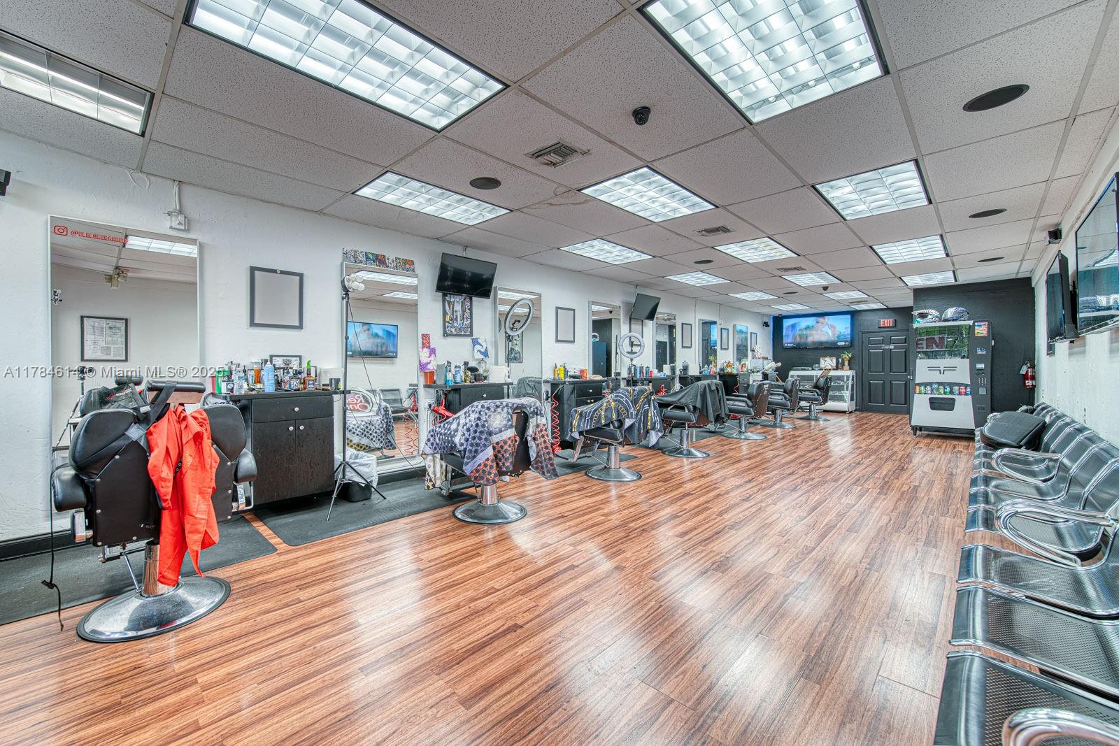 Take advantage of this turnkey opportunity to own a well-established barber shop with years of loyal clientele and a strong community presence. Located in a busy area, this 1,100 sq ft shop features 7 fully equipped barber stations, offering plenty of room for growth and additional stylists. Affordable rent: $2,000/month, Convenient parking: spaces available in both front and back, Consistent walk-in traffic and local repeat business, Modern interior with quality fixtures, Great potential for continued success or expansion
Perfect for a passionate owner-operator or an investor looking to step into a profitable, low-overhead business. Serious inquiries only.