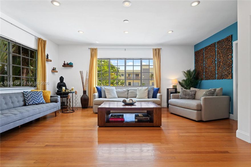 Beautifully furnished Art Deco residence ideally located in the heart of Miami Beach and within walking distance to the beach. This private-entry unit features a thoughtfully updated kitchen and modernized bathrooms, along with an in-unit washer and dryer. All utilities are included, as well as cable, high-speed Wi-Fi, and twice-monthly professional cleaning service. The property offers two dedicated parking spaces and is conveniently located near Publix, Whole Foods, Target, Best Buy, and a variety of shops and dining options.